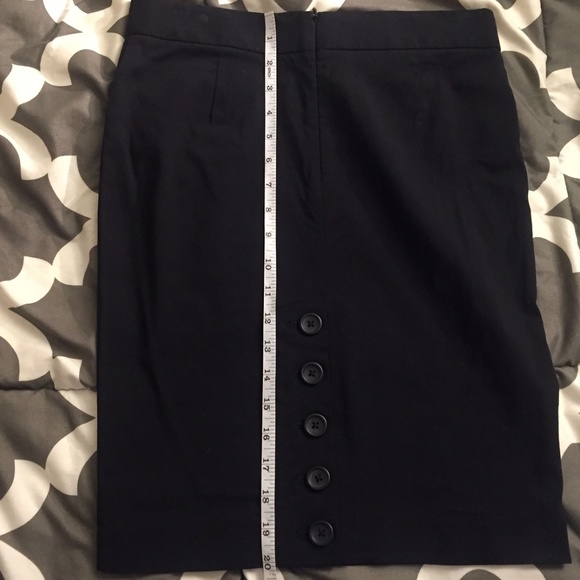 Classic Express Black 2-Pocket Pencil Skirt Size 0 - Picture 4 of 9
